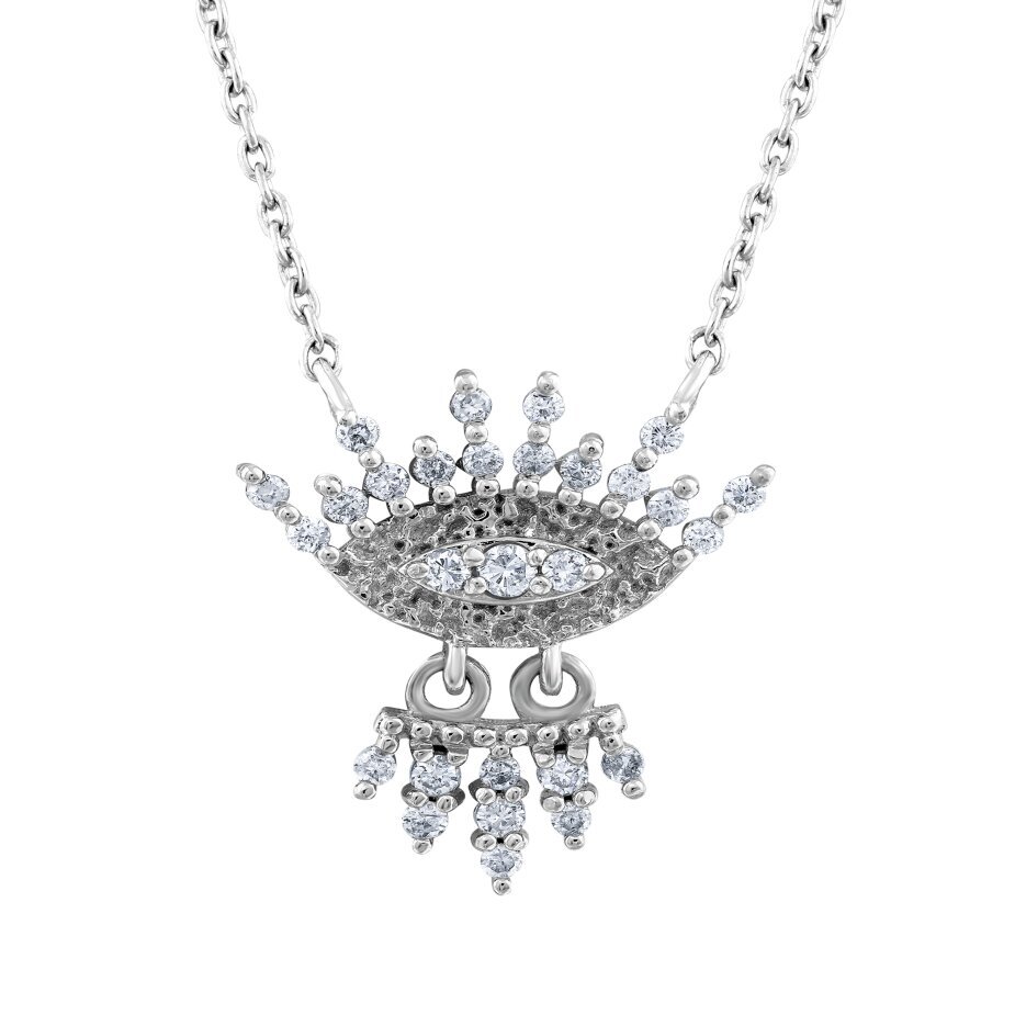 18 AYAR BEYAZ ALTIN 0,21 KARAT PIRLANTA KOLYE					 - 