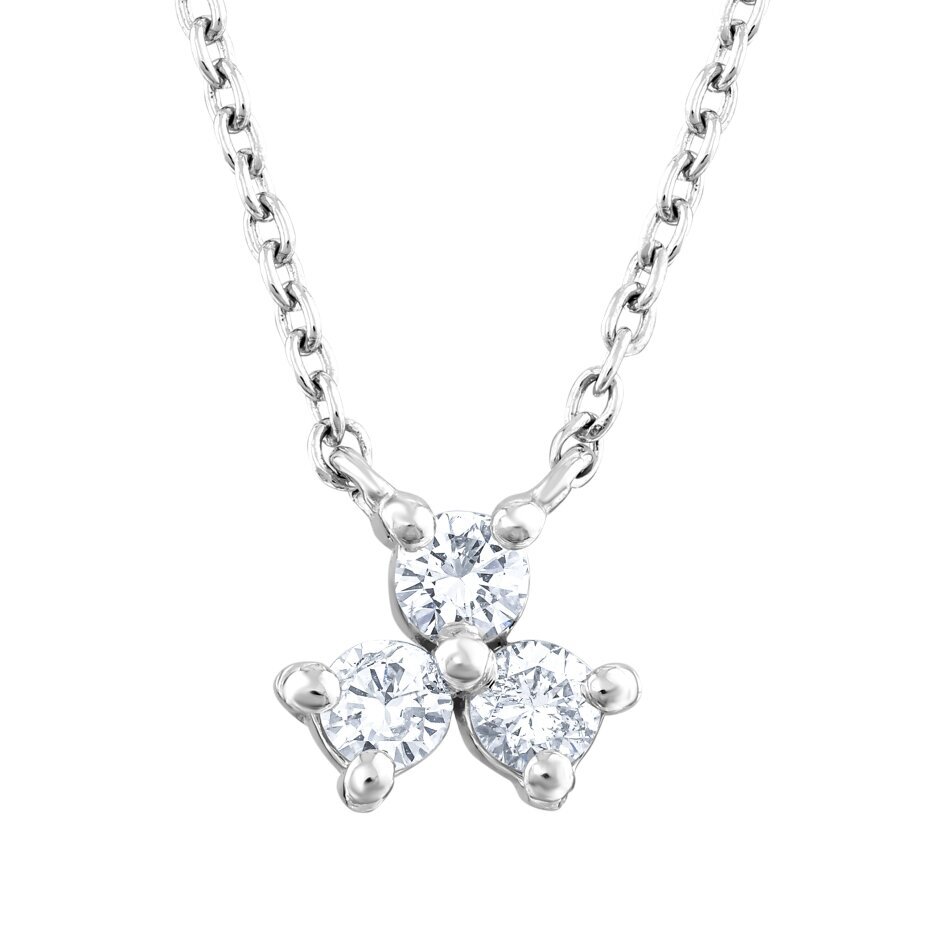 18 AYAR BEYAZ ALTIN 0,18 KARAT PIRLANTA KOLYE					 - 