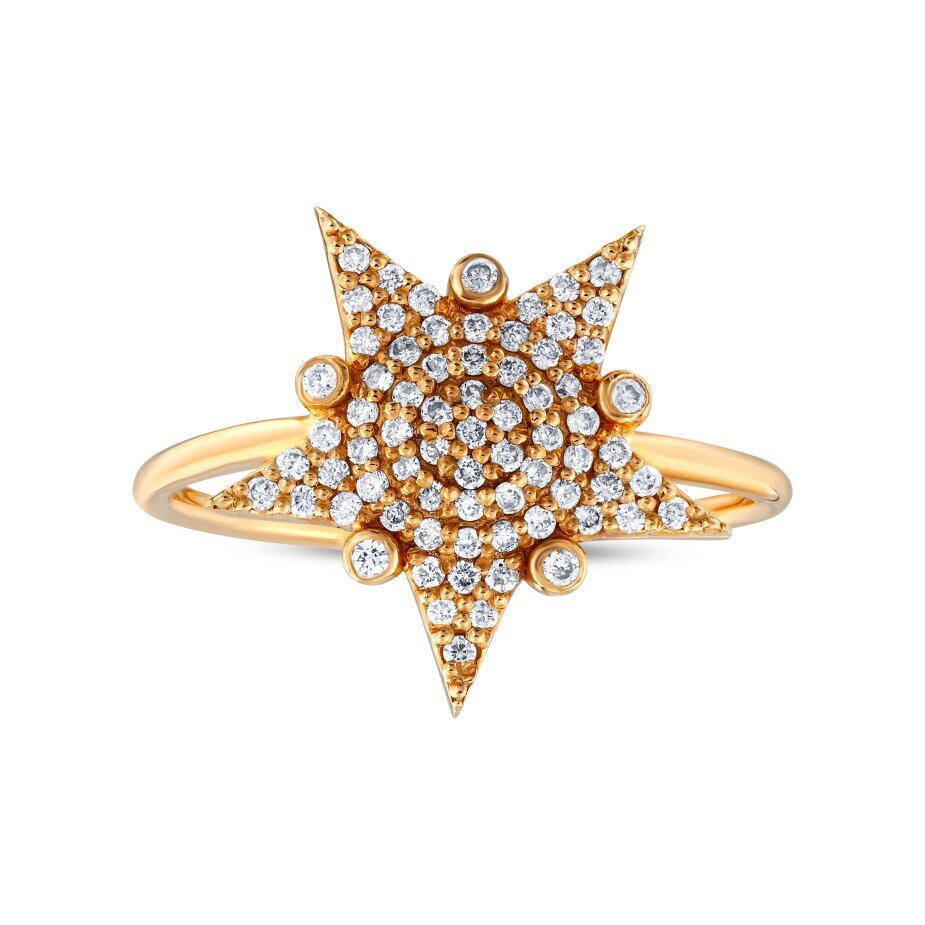 18 AYAR ROSE ALTIN 0,31 KARAT PIRLANTA YÜZÜK					 - 