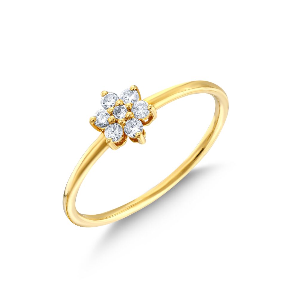 18 AYAR GOLD ALTIN 0,17 KARAT PIRLANTA YÜZÜK					 - 2