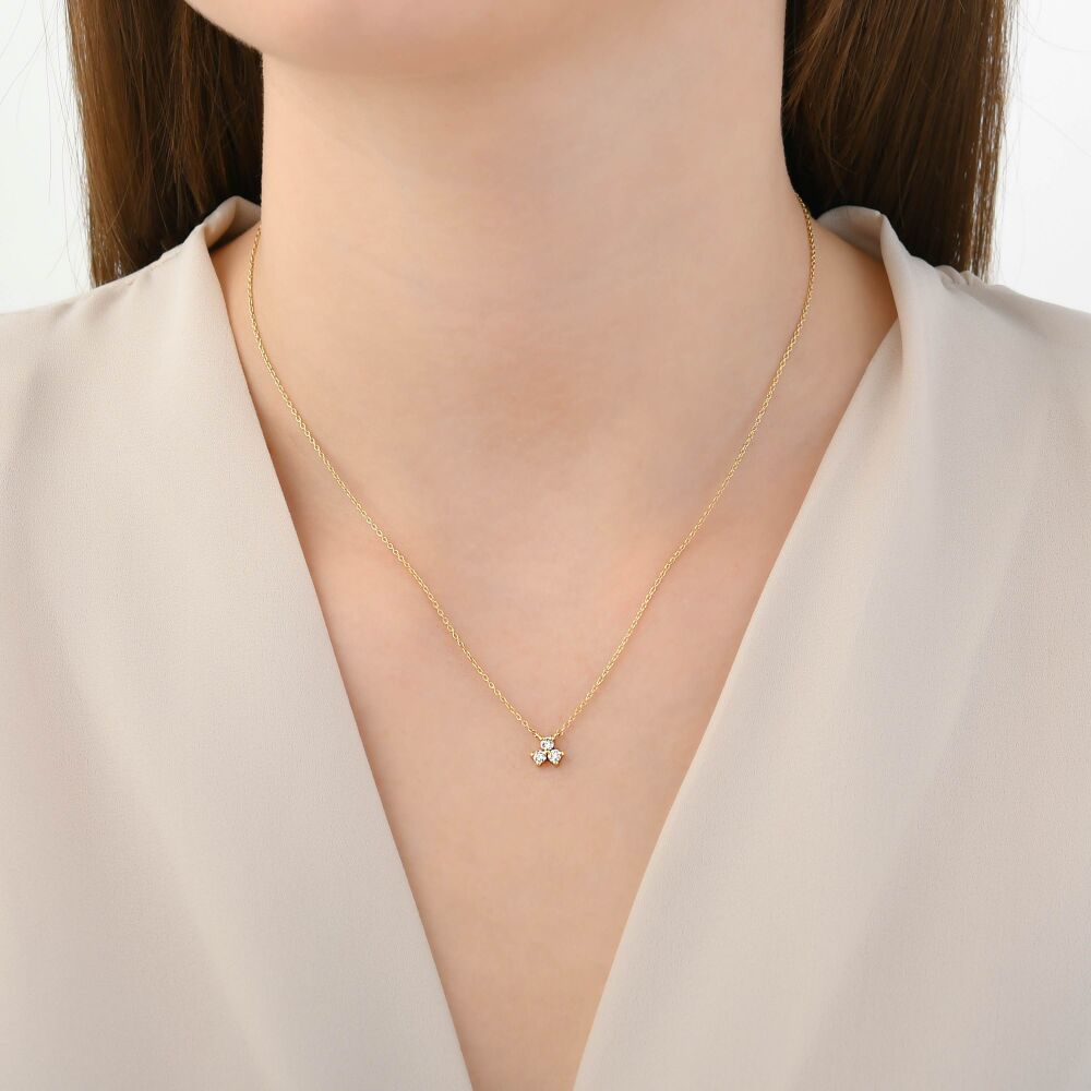 18 AYAR GOLD ALTIN 0,28 KARAT PIRLANTA KOLYE					 - 3