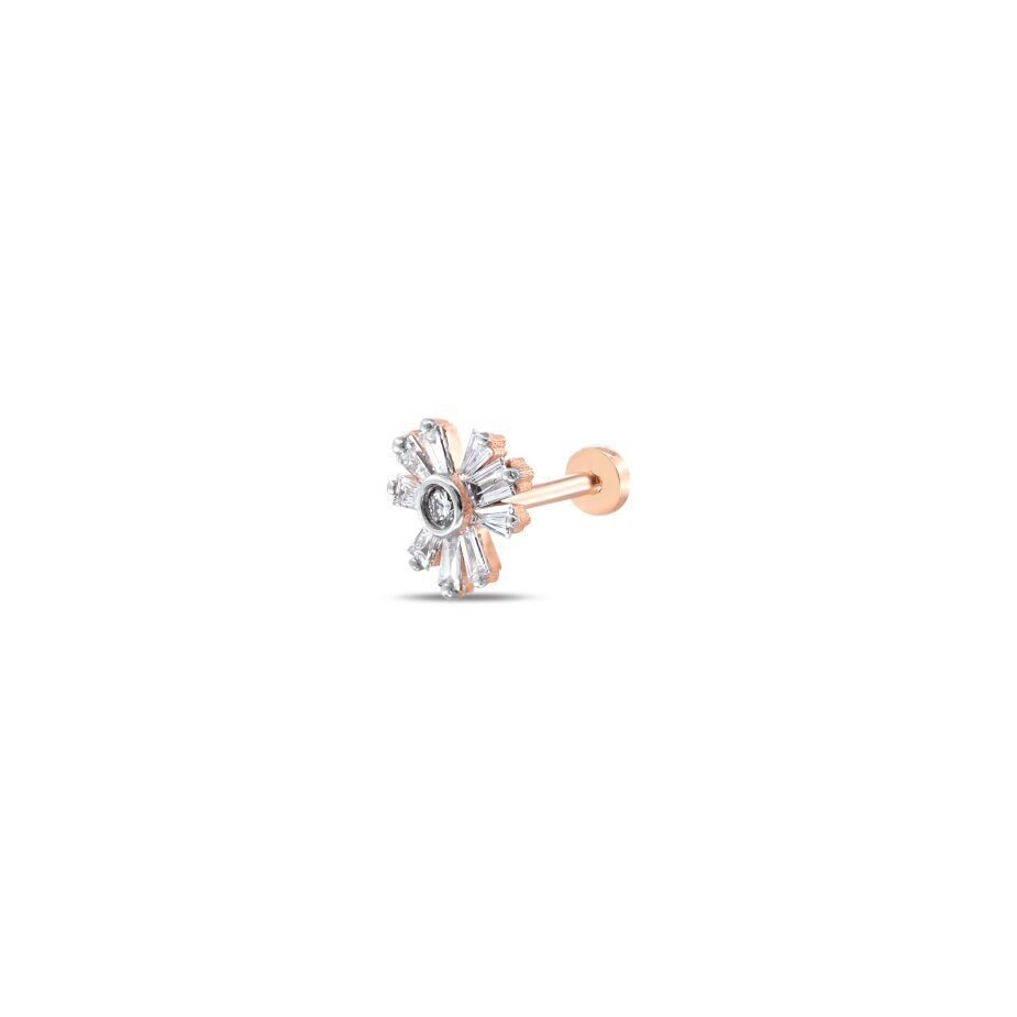 14 AYAR ROSE ALTIN 0,20 CT BAGET PIRLANTA TRAGUS					 - 